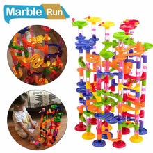 Charger l'image dans la galerie, 232PC MARBLE RUN RACE SET CONSTRUCTION BUILDING BLOCKS KIDS TOY GAME TRACK