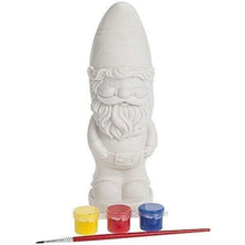 Load image into Gallery viewer, Paint Your Own Garden Gnome Statue Kids Art Kit Childrens Craft Activity Set Toy