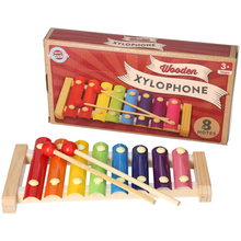 Charger l'image dans la galerie, Kids Wooden Xylophone Childrens Musical Instrument Rainbow Educational Toys 1Pc