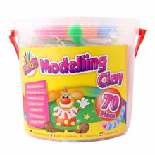 Charger l'image dans la galerie, 70pc Kids Modelling Clay Set Colour Plasticine Putty Strips Children Craft Play