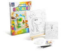 Charger l'image dans la galerie, Kids Art Set Children's Painting Board Wooden Easel Drawing Board Gift Present