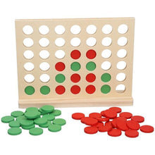 Charger l'image dans la galerie, Connect 4 in a Row Four In A Line Family Fun Game Board Toy Present Gift Wooden