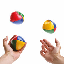 Charger l'image dans la galerie, Juggling Balls 3 Classic Circus Clown Coloured Learn to Juggle Set Toy Game Gift