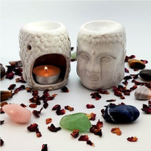 Charger l'image dans la galerie, Oil Burner Wax Melt Tea Light Holder Aromatherapy Ceramic Buddha Ornament Gift
