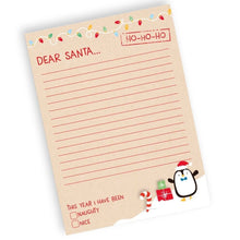 Charger l'image dans la galerie, Kids Christmas List Letter to Santa Writing Kit Xmas Eve Kids Childrens 7 Pc Set