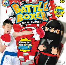 Charger l'image dans la galerie, Kids Junior Boys Boxing Free Standing Punch Bag Set Children Inflatable Ninja