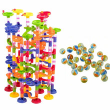 Charger l'image dans la galerie, 232PC MARBLE RUN RACE SET CONSTRUCTION BUILDING BLOCKS KIDS TOY GAME TRACK