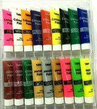Charger l'image dans la galerie, 18 Piece Paint Set Childrens Paint Set Non Toxic Kids Craft Paints 36ml tubes