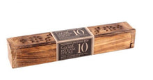 Charger l'image dans la galerie, Wooden Incense Stick Holder Burner Joss Incense Box Ash Catcher 10 FREE STICKS!