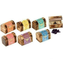 Load image into Gallery viewer, Wooden Incense Cone Holder Burner Joss Incense Box Ash Catcher 10 FREE CONES