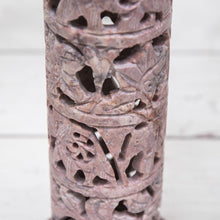 Charger l'image dans la galerie, Incense Joss Stick Holder Hand carved Soapstone Elephant Tower Ornament Gift