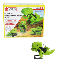 Charger l'image dans la galerie, Make Your Own Walking Robot Dinosaur 4 in 1 Mechanics Kit