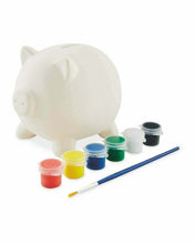 Charger l'image dans la galerie, Paint Your Own Piggy Bank Set Paint Your Own Money Box Kids Savings Bank