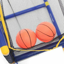 Charger l'image dans la galerie, Childrens Indoor Outdoor Arcade Style Basketball Stand With Net Hoop Balls Pump