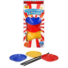 Charger l'image dans la galerie, Spinning Plates Set Of 3 With Sticks Outdoor Juggling Circus Trick Game Toy Play