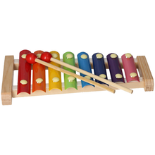 Charger l'image dans la galerie, Kids Wooden Xylophone Childrens Musical Instrument Rainbow Educational Toys 1Pc