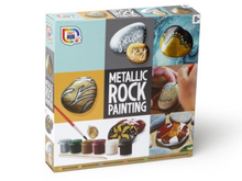 Charger l'image dans la galerie, Rock Painting Set Paint Your Own Metallic Garden Rocks Creative Artist Art Creat