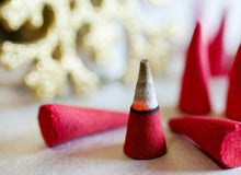 Load image into Gallery viewer, Wooden Incense Cone Holder Burner Joss Incense Box Ash Catcher 10 FREE CONES