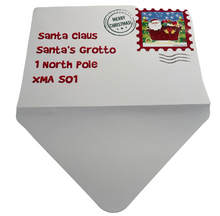 Charger l'image dans la galerie, Kids Christmas List Letter to Santa Writing Kit Xmas Eve Kids Childrens 5 Pc Set