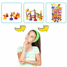 Charger l'image dans la galerie, 232PC MARBLE RUN RACE SET CONSTRUCTION BUILDING BLOCKS KIDS TOY GAME TRACK