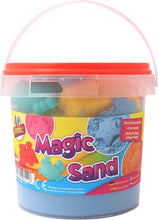 Charger l'image dans la galerie, Magic Sand Beach Moulds Magic Childrens Kids Moving Play Set 1kg Tub 6 Moulds