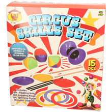 Load image into Gallery viewer, Circus Skills Set Juggling Balls Diabolo Spinning Plates Juggling Rings Play Toy Gift