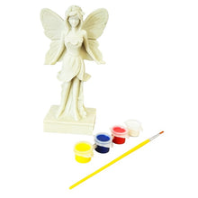 Load image into Gallery viewer, Paint Your Own Garden Fairy Statue Kids Art Kit Childrens Craft Activity Set Toy