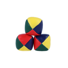 Carica l'immagine nel visualizzatore di Gallery, Juggling Balls 3 Classic Circus Clown Coloured Learn to Juggle Set Toy Game Gift