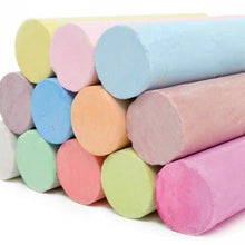 Cargar imagen en el visor de la galería, 24 Giant Pavement Street Art Chalks Large Colour Sticks Craft School Play 5359
