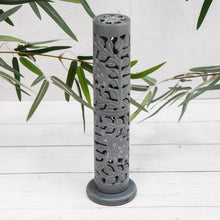 Ladda upp bild till gallerivisning, Incense Joss Stick Holder Hand carved Soapstone Elephant Tower Ornament Gift
