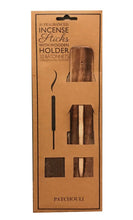 Cargar imagen en el visor de la galería, 20 Incense Sticks and Wooden Holder Joss Sticks Ash Catcher Gift Home Burning
