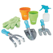 Cargar imagen en el visor de la galería, 8Pcs Little Tikes Kids Gardener Garden Tool Toys Set Kids Planting Outdoor Gift
