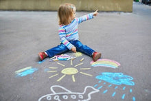 Cargar imagen en el visor de la galería, 24 Giant Pavement Street Art Chalks Large Colour Sticks Craft School Play 5359
