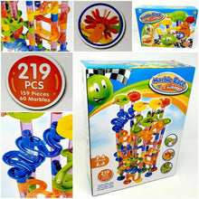 Cargar imagen en el visor de la galería, 219PC MARBLE RUN RACE SET CONSTRUCTION BUILDING BLOCKS KIDS TOY GAME TRACK
