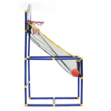 Ladda upp bild till gallerivisning, Childrens Indoor Outdoor Arcade Style Basketball Stand With Net Hoop Balls Pump
