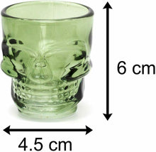Cargar imagen en el visor de la galería, 4 x Skull Shot Glasses Drinking Party Game
