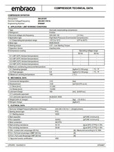 Ladda upp bild till gallerivisning, COMPRESSOR EMBRACO EMU5125Y 220-240 V 50 Hz 876AA67 R-600a RSIR-RSCR
