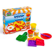 Ladda upp bild till gallerivisning, Dough Diner Play Multi Colour Food Modelling Dough Tools Moulds Toy Gift Present
