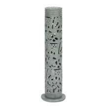 Ladda upp bild till gallerivisning, Incense Joss Stick Holder Hand carved Soapstone Elephant Tower Ornament Gift
