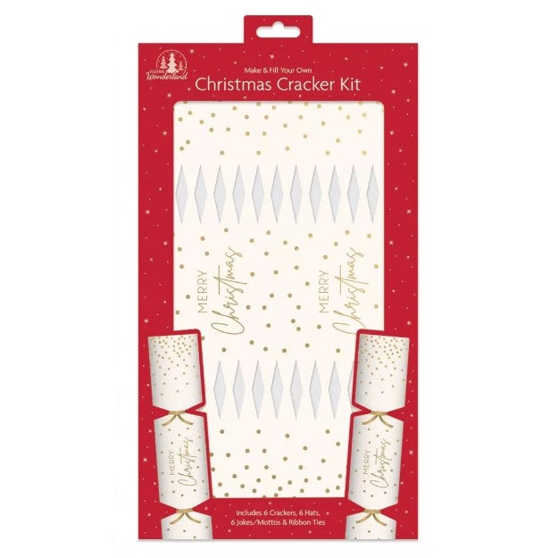 Make Your Own Christmas Cracker Kit Xmas Hats Jokes Snappers Craft