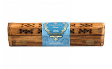 Load image into Gallery viewer, Wooden Incense Stick Holder Burner Joss Incense Box Ash Catcher 10 FREE STICKS!
