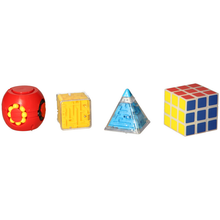 Cargar imagen en el visor de la galería, Brain Teaser Puzzle Box Gift Set Bead Barrel Ball Maze Pyramid Maze Cube Puzzle
