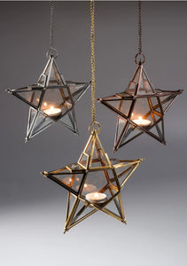 Star Tealight Candle Holder Handmade Ornament Gift Namaste Recycled