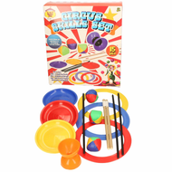 Circus Skills Set Juggling Balls Diabolo Spinning Plates Juggling Rings Play Toy Gift