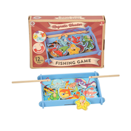 Wooden Fishing Game Magnetic Educational Puzzle Toy Gift Kids Play