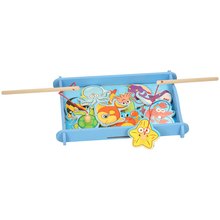 Load image into Gallery viewer, Wooden Fishing Game Magnetic Educational Puzzle Toy Gift Kids Play
