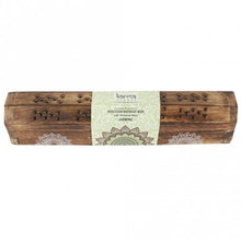 Load image into Gallery viewer, Wooden Incense Stick Holder Burner Joss Incense Box Ash Catcher 10 FREE STICKS!
