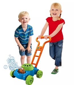 Bubble Lawn Mower Kids Bubble Machine Garden Party Summer Toy