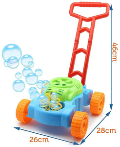 Bubble Lawn Mower Kids Bubble Machine Garden Party Summer Toy