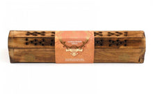 Load image into Gallery viewer, Wooden Incense Stick Holder Burner Joss Incense Box Ash Catcher 10 FREE STICKS!
